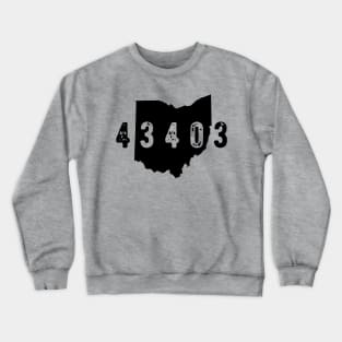 43403 zip code Ohio Bowling Green Crewneck Sweatshirt